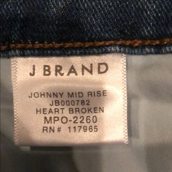 J.Brand Johnny Mid Rise 30 - Picture 6 of 12